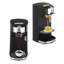 Cafetière à portion unique, machine à café kcup avec infusion rapide à un bouton et réservoir d'eau de 18,6 oz pour capsules, moulin et thé, cafetière portative pour camping-car, camping-car, arrêt automatique, plateau réglable