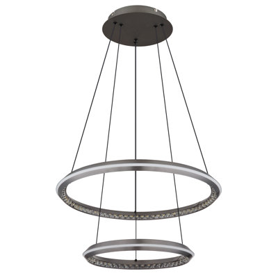 Dejontae 1 - Light Silver LED Pendant