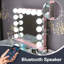 Miroir de maquillage avec ampoules à intensité variable et fixation murale Bluetooth-1871705364-1651188703
