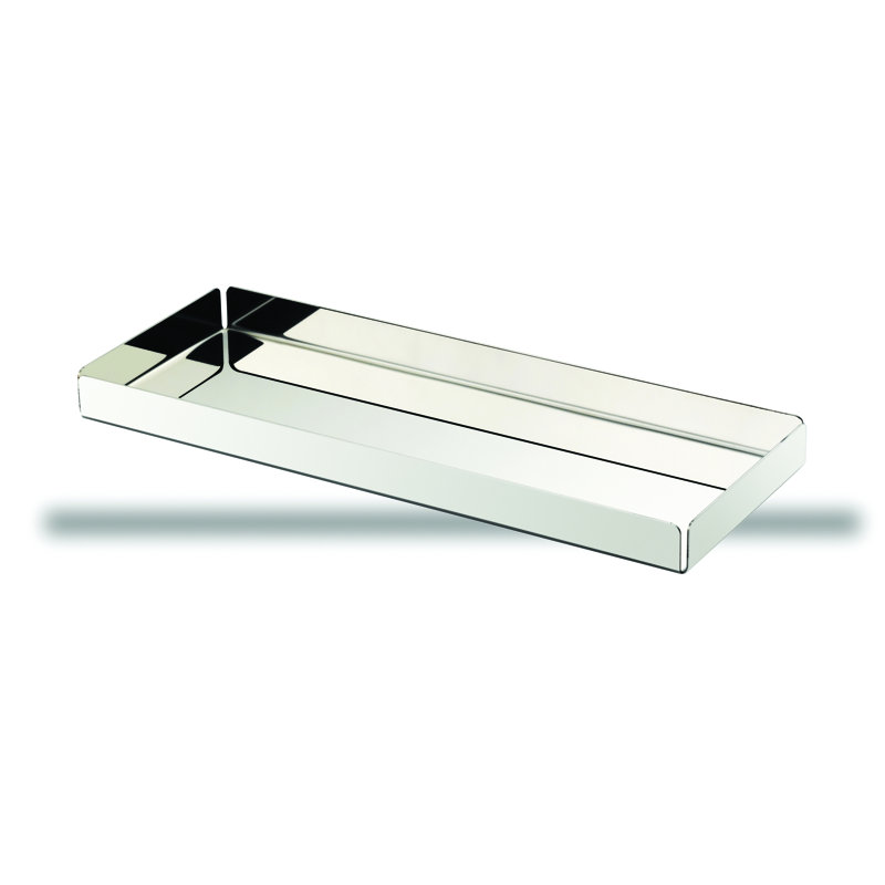 Plateau en acier inoxydable 18/10 MEPRA Giotto, H 0,98 po x L 23,62 po x l 4,72 po