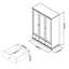 Carolina 3 Door Solid + Manufactured Wood Wardrobe-29135763