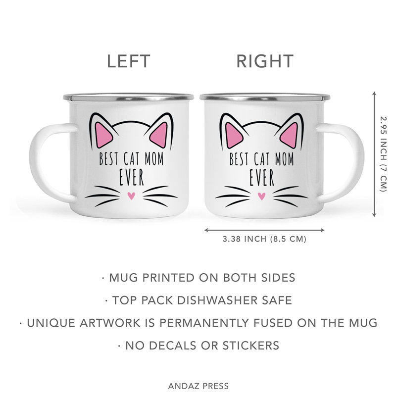 Tasse à café «Funny Cat Lover Campfire», « Best Cat MOM »