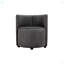 Chaise rembourrée avec dossier et chaise d'appoint pour le salon