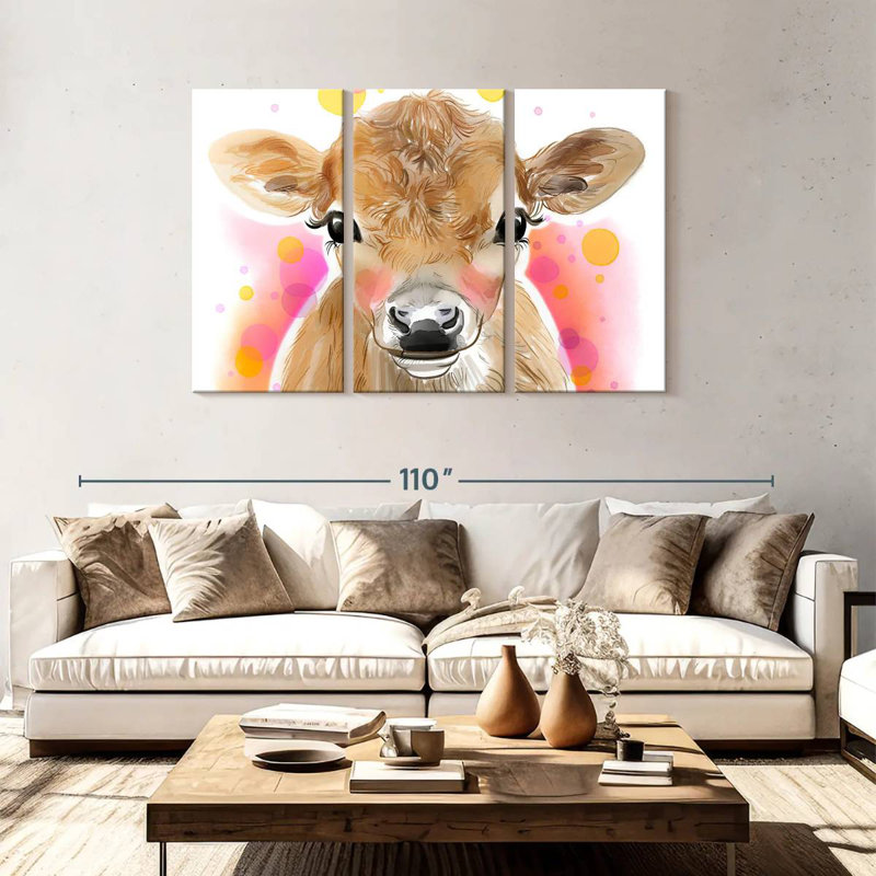 Vache Brampt, H 48 po x l 74 po