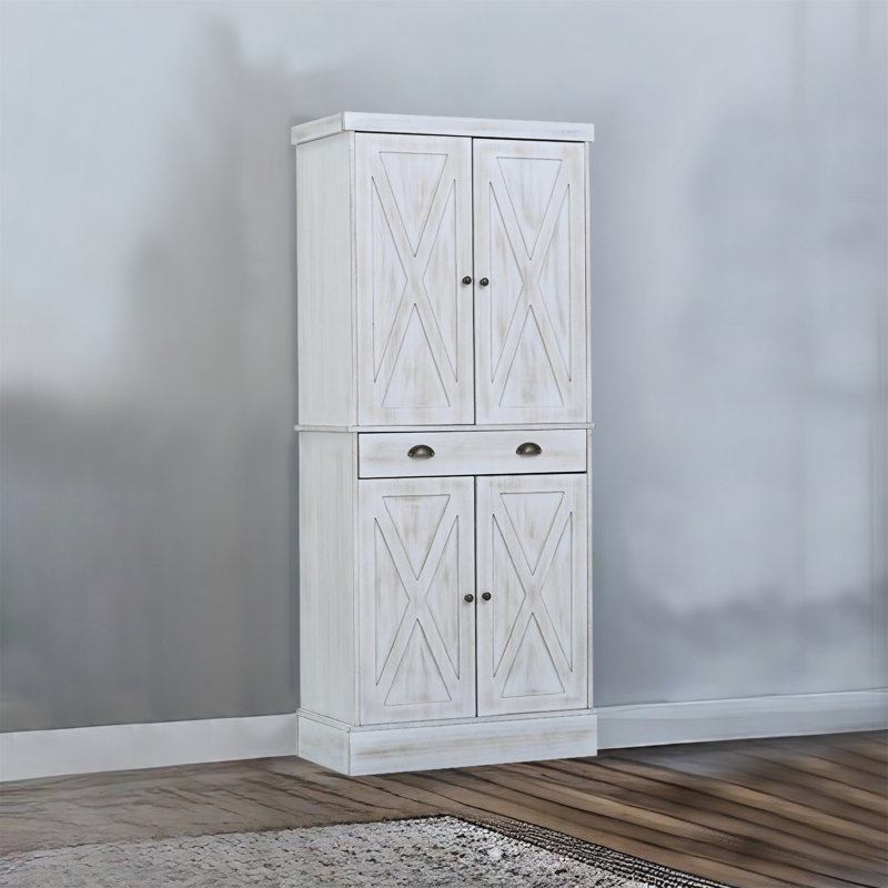 Armoire en bois manufacturé Zaelie
