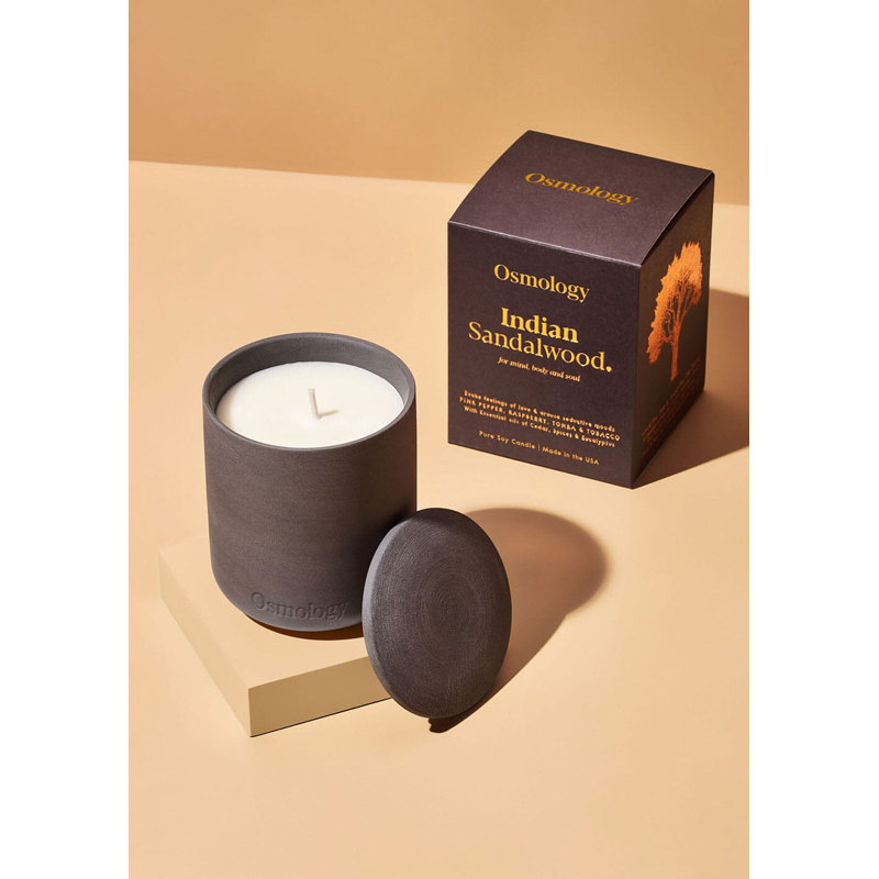 Bougie parfumée Indian Sandal Wood - Poivre framboise et Tonka