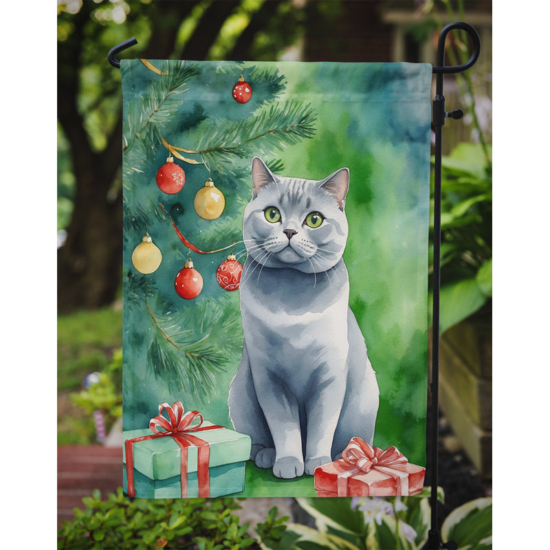 Drapeau de jardin Pixie Bob, British Shorthair