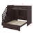 Twin-Over-Full Bunk Bed Featuring Storage Steps, Built-In Wardrobe, USB Ports & Lighting-1428411751