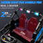 Voiture électrique bleue pour enfants 2V avec télécommande et lumières DEL bleues 24V-97871938