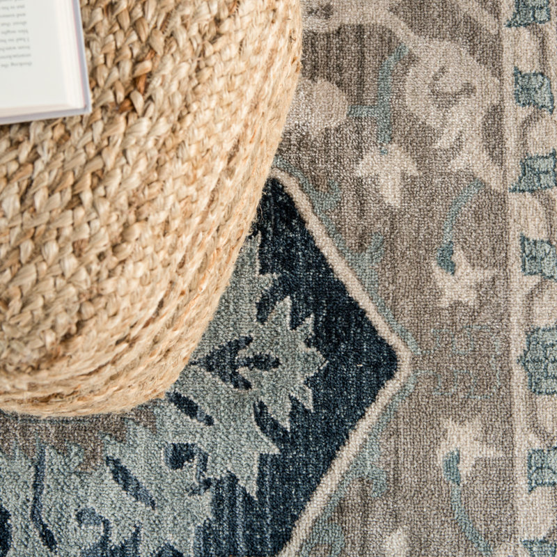 Pouf / repose-pieds Cicero, Jute beige