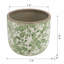 Pot à fleurs - vert / blanc-1478587752
