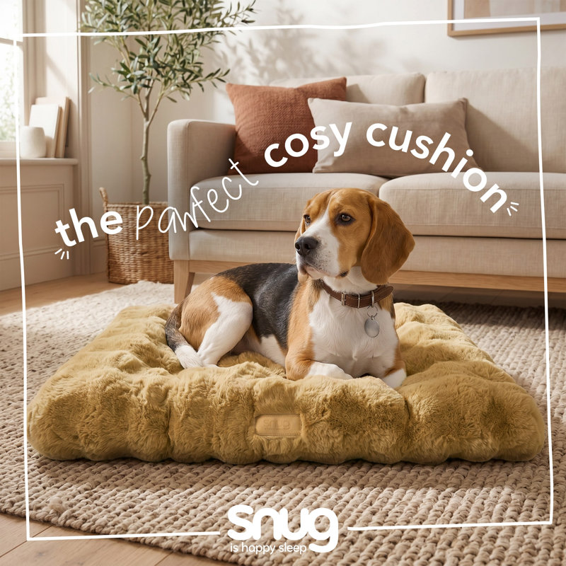 Super Snuggly Faux Fur Pet Bed, Large