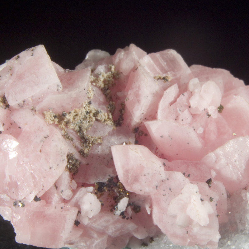 Rhodochrosite avec quartz - American Tunnel, Colorado