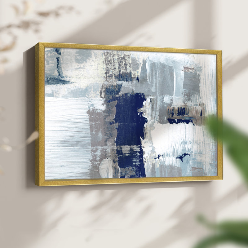 «Quiet Winter Woods», impression encadrée, H 8 po x l 10 po, Or