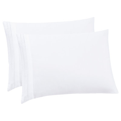 Luxury Embroidered Ultra Soft Microfiber Pillowcases (2-Pack) by Sweet Home Collection®