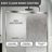 DAQING Modern 54"W x 72"H Brushed Nickel Premium Aluminum Frame Double Sliding Framed Shower Door | 1/4"(6mm) Explosion Proof Tempered Glass with Safety Film, Heavy Duty Stainless Steel Handle-126147777-126147778