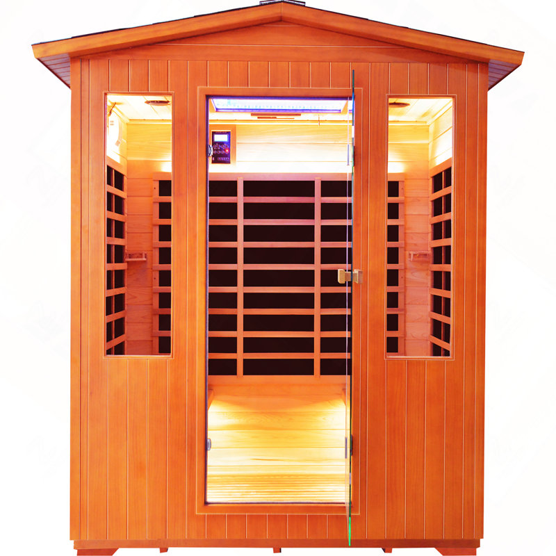 Sauna extérieure en bois pour 3 à 4 personnes