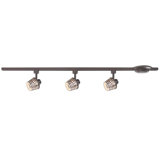 44'' 3 -Light Track Track Kit with Dimmable and Adjustable Head