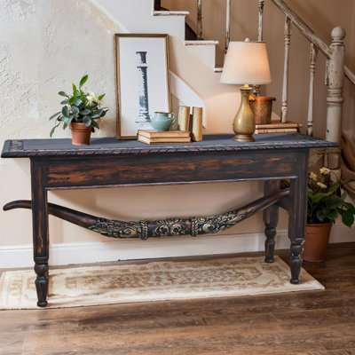 Grande Équestre Longhorn Credenza in Noir