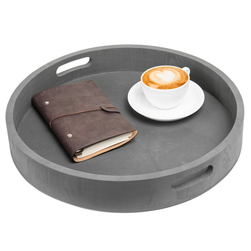 Doline Solid Wood Tray - Set of 2