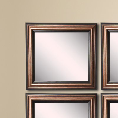 Ukiah Solid Wood Flat Wall Mirror