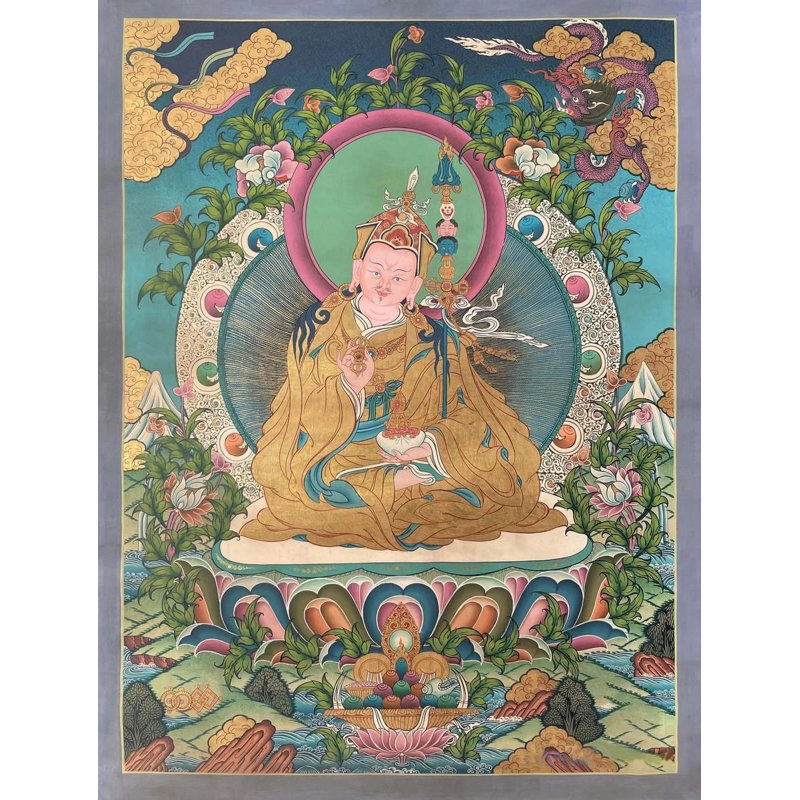 Guru Rinpoche/ Padmasambhava (Brocadeless Thangka)