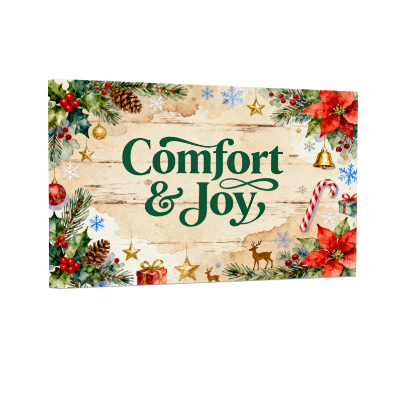 Motif décoratif de Noël, H 12 po x l 18 po