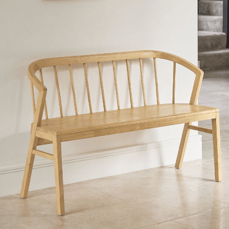 3 Seater Bench -  , Pale Oak