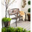Banc de jardin en fer Matamar