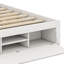 Base de lit peu encombrante avec deux solutions de rangement: relevage hydraulique et tiroirs coulissants-43046992