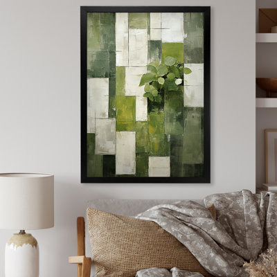 Plantes vertes écologiques Symphony III - Botanicals, art mural