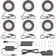 Inlight 2.75" Wide 3000K Dimmable LED Puck Lights Kit, Plug-in Installation