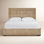 Saratoga Genuine Leather and Oak Bed