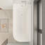 67” x 28.7” Freestanding Corner Bathtub, Left Drain Acrylic Bathroom Tub with Drain & Overflow