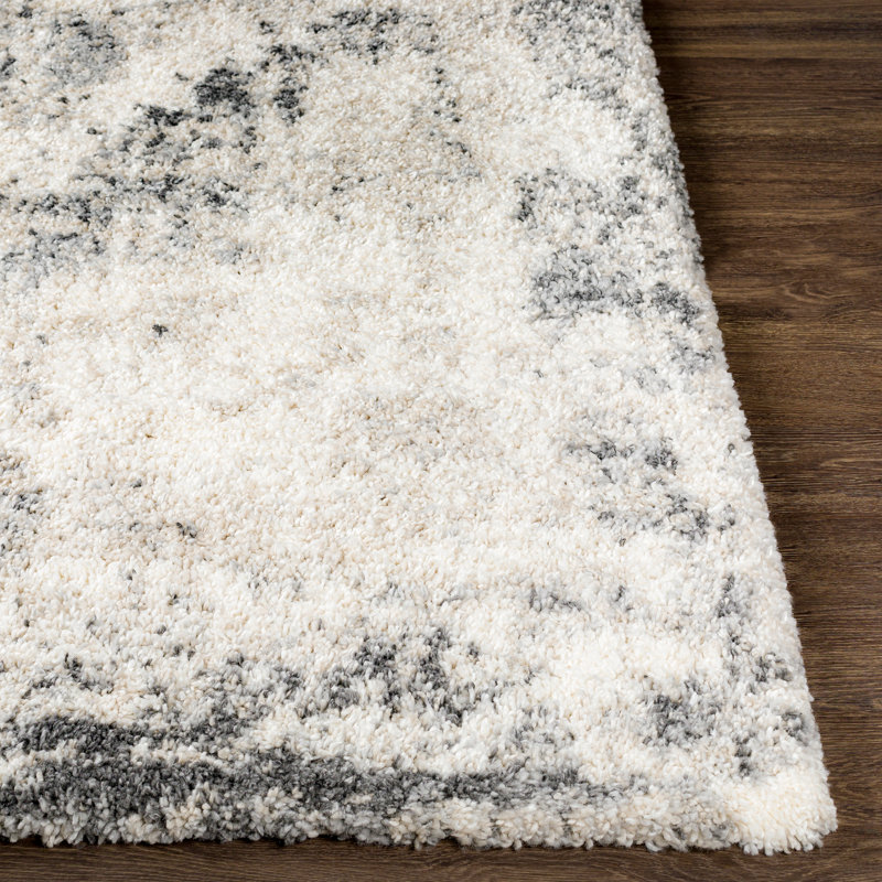 Tapis crème / gris Myndi, Rectangle 5 pi 3 po x 7 pi