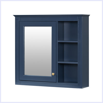 Armoire de rangement murale moderne avec miroir