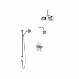 Georgian Era Pressure Balanced Complete Shower System with Rough-in Valve