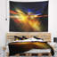 Corwin - Explosion abstraite de la lumière en tapisserie noire-28503521