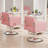  Hydraulic Salon Chair for Hair Stylist, PU Leather Styling Chair with 360° Rotation, Adjustable Height-84573652