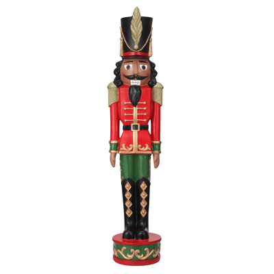 37" Christmas Nutcracker - Solid Resin Construction