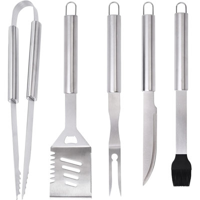 Stainless Steel Dishwasher Safe Grilling Tool Set