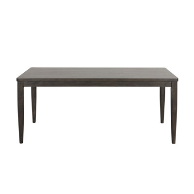 Table de salle à manger en bois avec pieds Wegner en noyer foncé