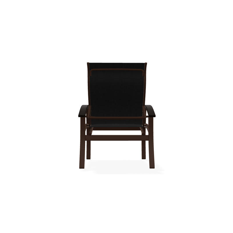 Chaise de patio Askar, Noir 5D Sunbrella®, Noir, Kona texturé