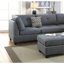 3 pièces Canapé modulaire gris et gris