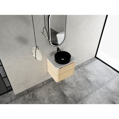 Adrien Wall Mounted With Stone Top