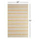 Perci Striped Handmade Flatweave Area Rug in Sun Yellow/Cream