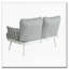 Causeuse et table en acier-1414349487