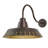 1-Light Retro Gooseneck 18.11inch Oversize Large Lamp with Black/Bronze Options Wall Sconces-649522471