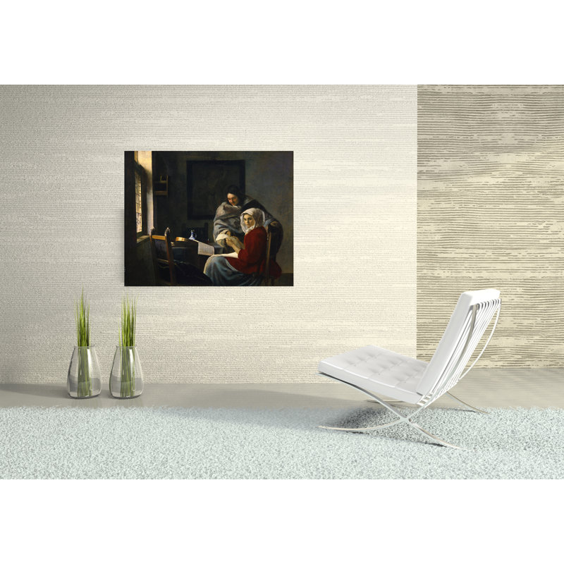 Johannes Vermeer - Wrapped Canvas Print, 41cm H x 61cm W