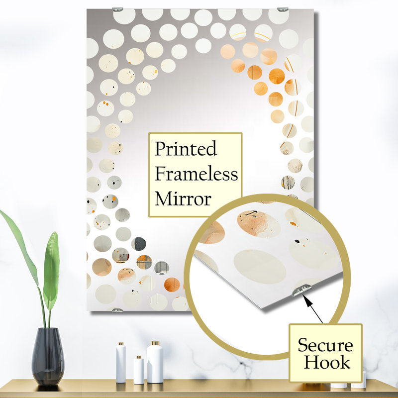 Mancillas - Miroirs muraux décoratifs Paysages abstraits, 40 po x 30 po